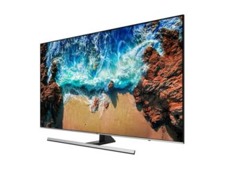 Samsung UE55NU8009 seitlich geneigt links